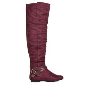 Slouchy Kirbey over the knee boot